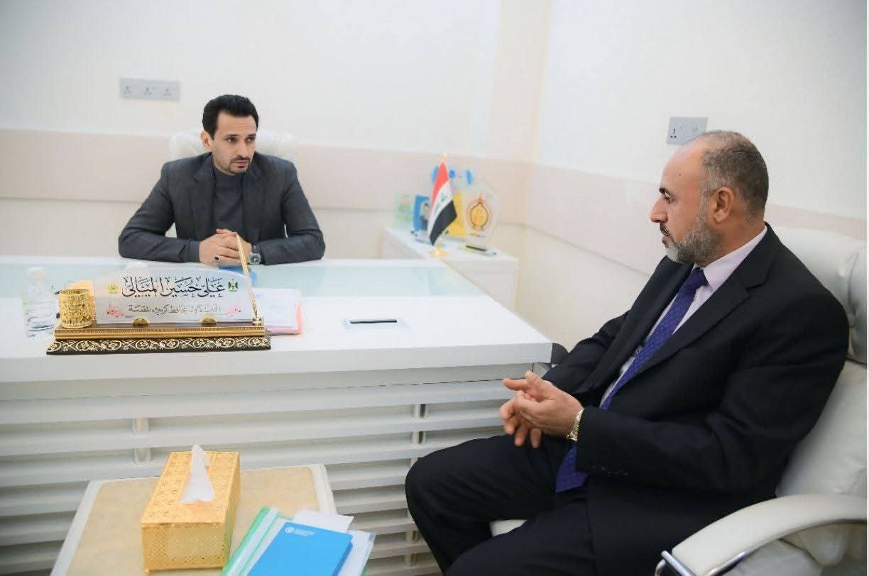 النائب الأول لمحافظ كربلاء يستقبل مدير الزراعة