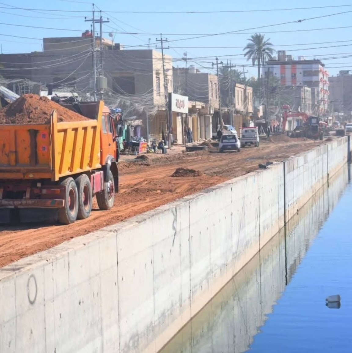 اخر اعمال تطوير منطقة البوبيات في محافظة كربلاء المقدسة.