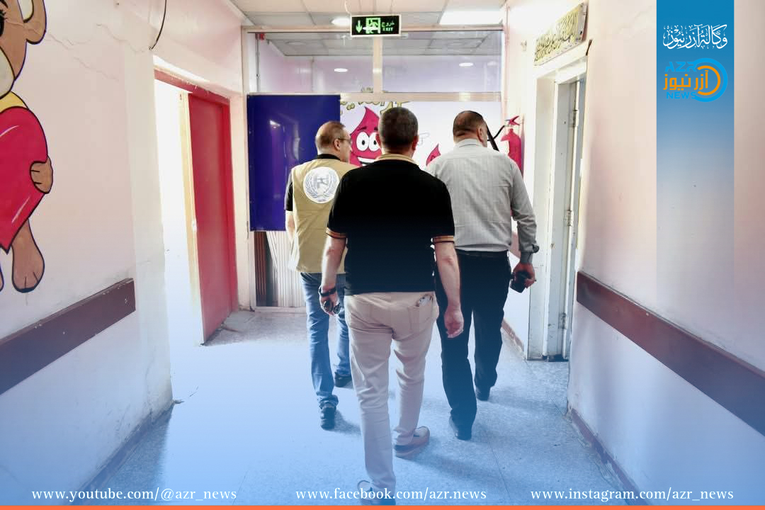 المفوضية العليا لحقوق الانسان تزور مركز امراض الدم النزفية في مستشفى كربلاء التعليمي للأطفال  .