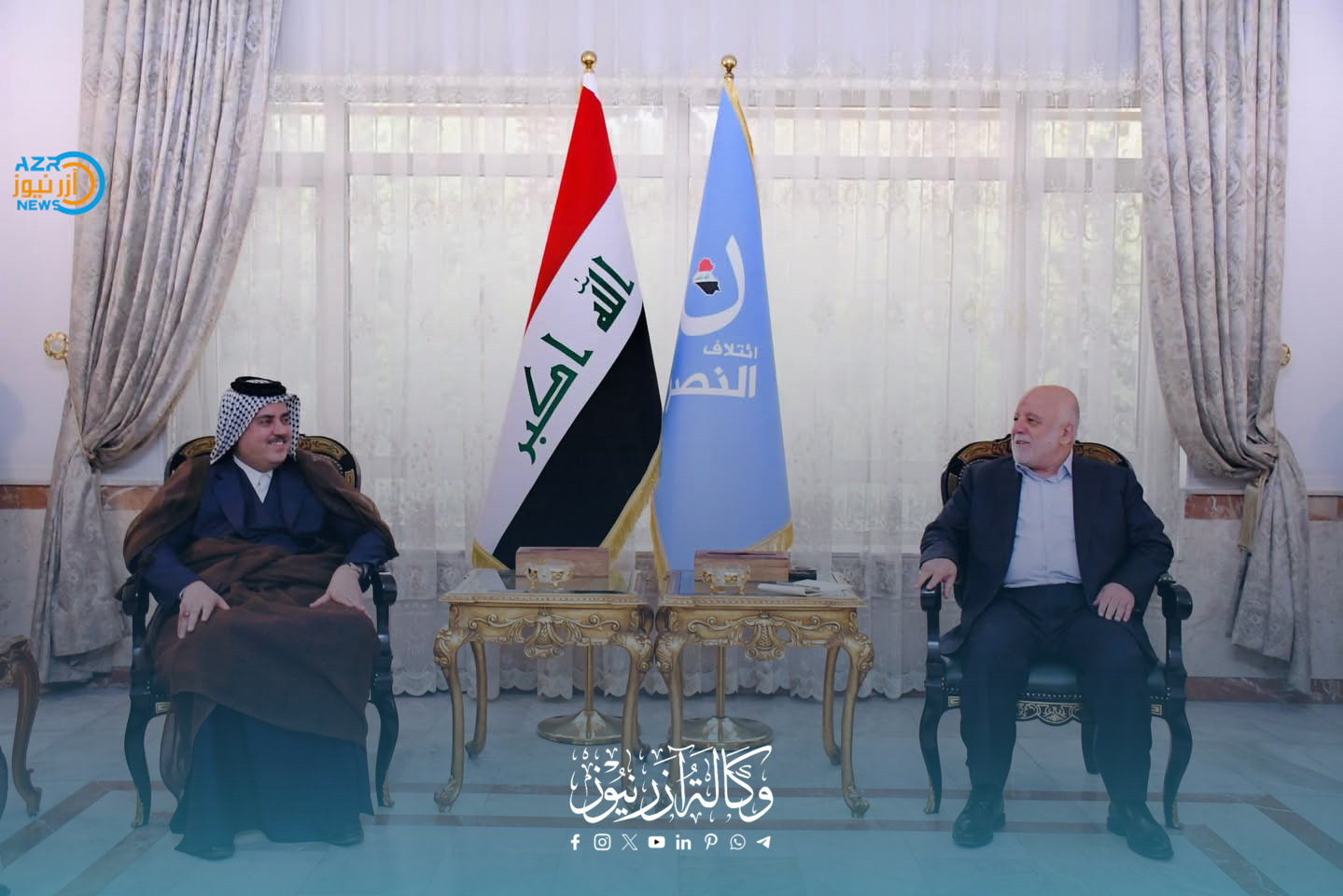 التقى مستشار رئيس مجلس الوزراء للشؤون الاجتماعية رئيس الوزراء السابق.