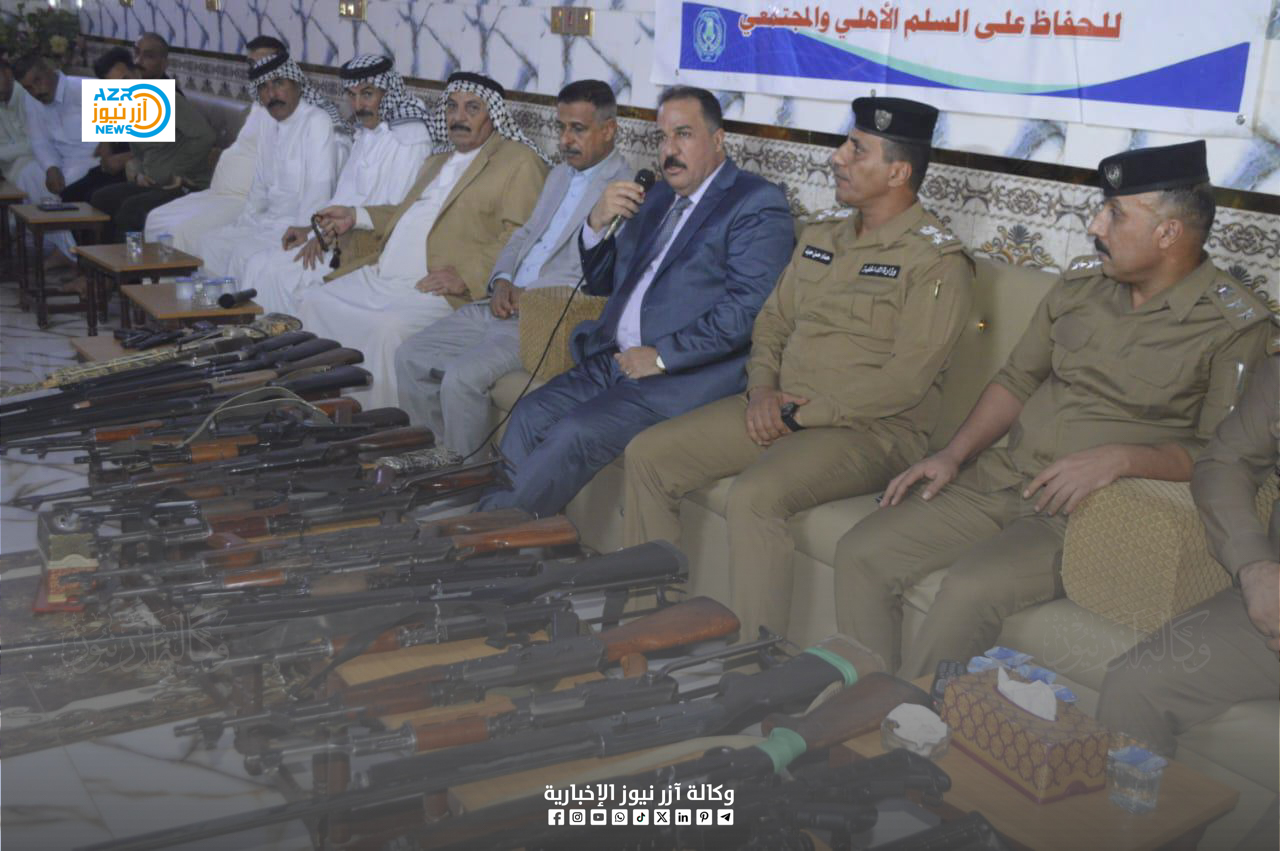 تعاون عشائري مع شرطة كربلاء لحصر السلاح بيد الدولة