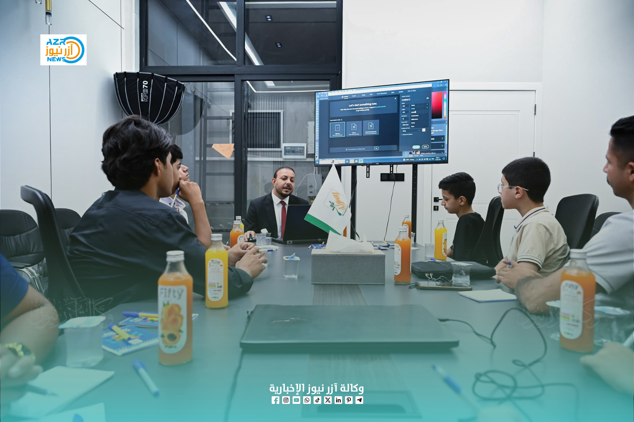 انطلاق دورة لتعليم أساسيات الفوتوشوب في كربلاء