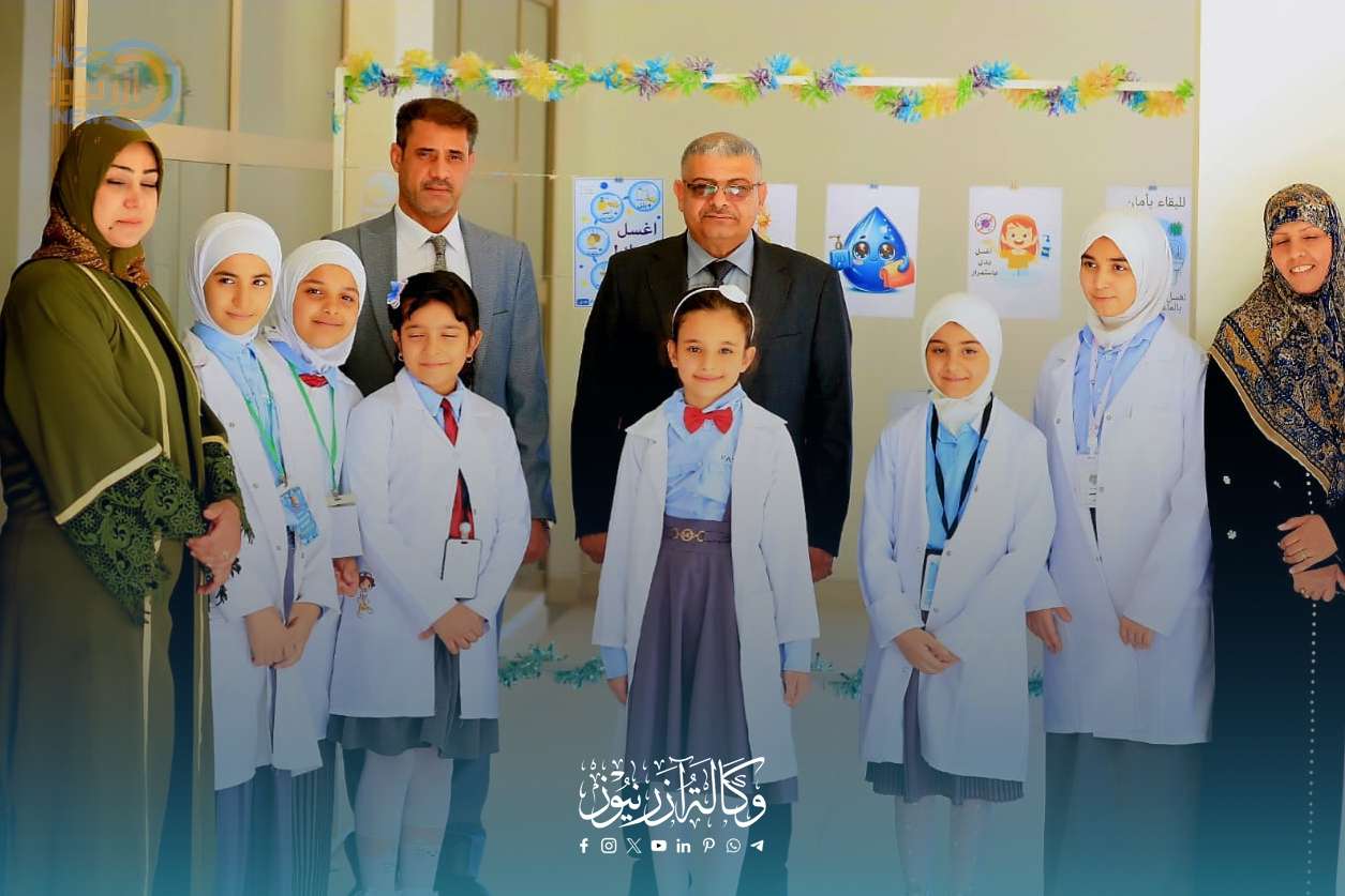 مدرسة المتألقات ذات المعايير الدولية الأساسية للبنات تقيم نشاطًا توعويًا بمناسبة اليوم العالمي لغسل اليدين