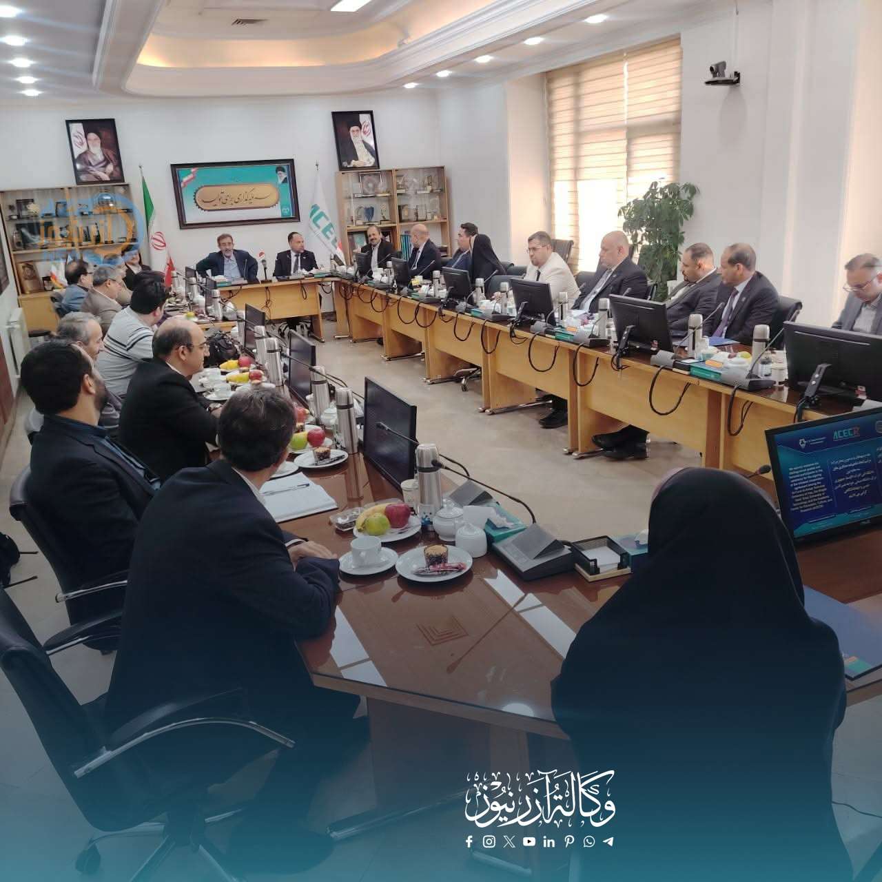 جامعة الفرات الأوسط التقنية تبحث آفاق التعاون العلمي والأكاديمي في طهران