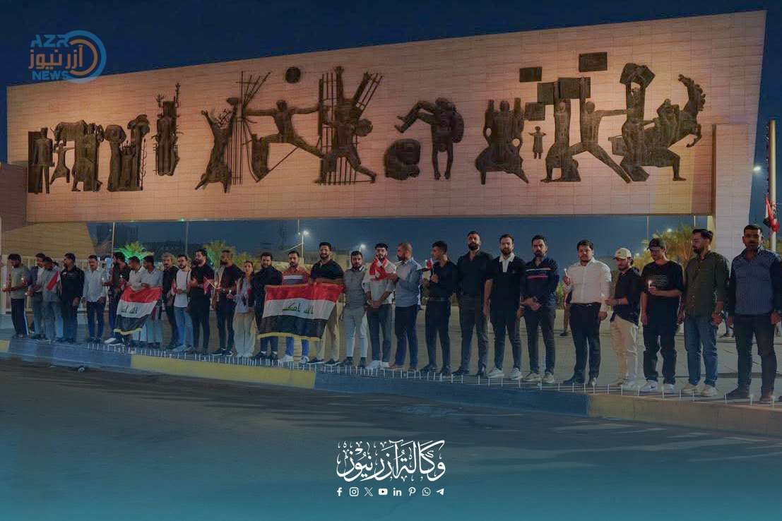 أعضاء حراك "البيت العراقي" يحيون الذكرى السادسة لاحتجاجات تشرين بإشعال الشموع والمطالبة بمحاسبة القتلة
