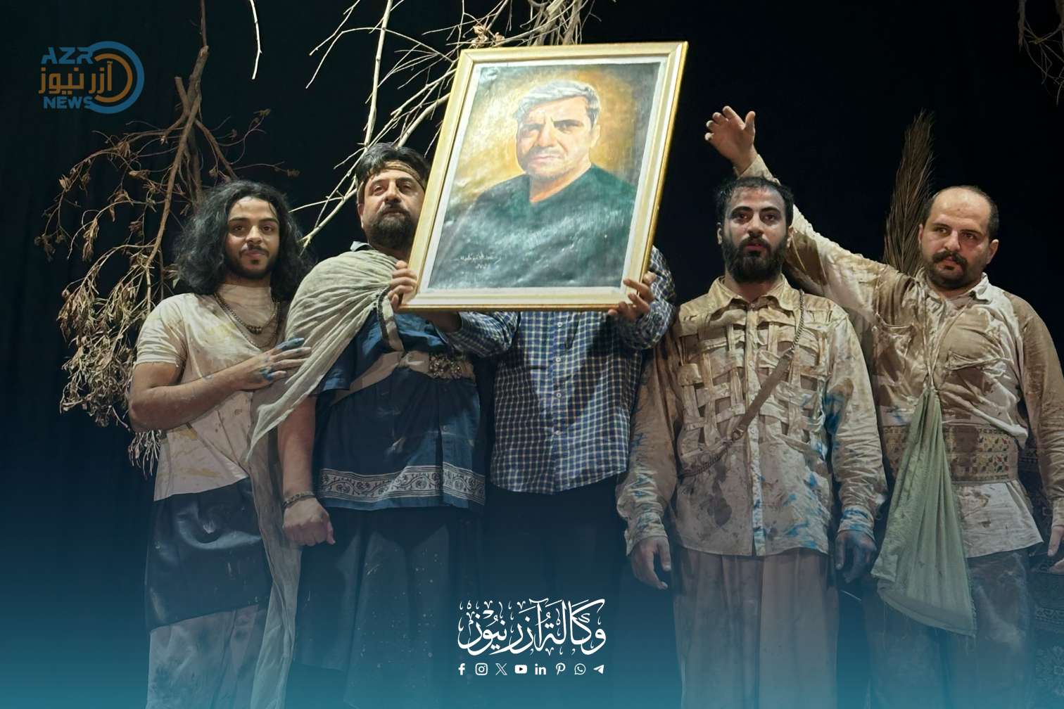 عرض مسرحي «الكابوشي» يجذب اهتمام الإعلام في كربلاء