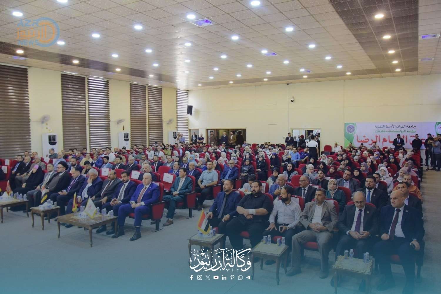 رئيس جامعة الفرات الأوسط التقنية يفتتح كلية البوليتكنك كربلاء ويعلن انطلاق بطولة الألعاب الفردية الجامعية