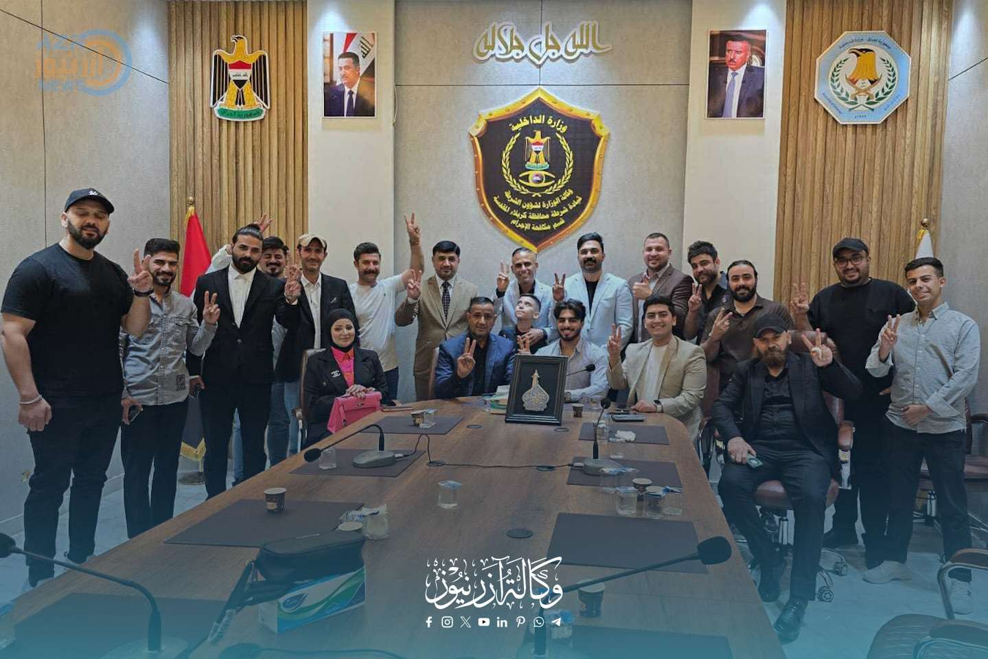 مكافحة إجرام كربلاء تستقبل صُنّاع المحتوى والإعلاميين لتعزيز الوعي المجتمعي