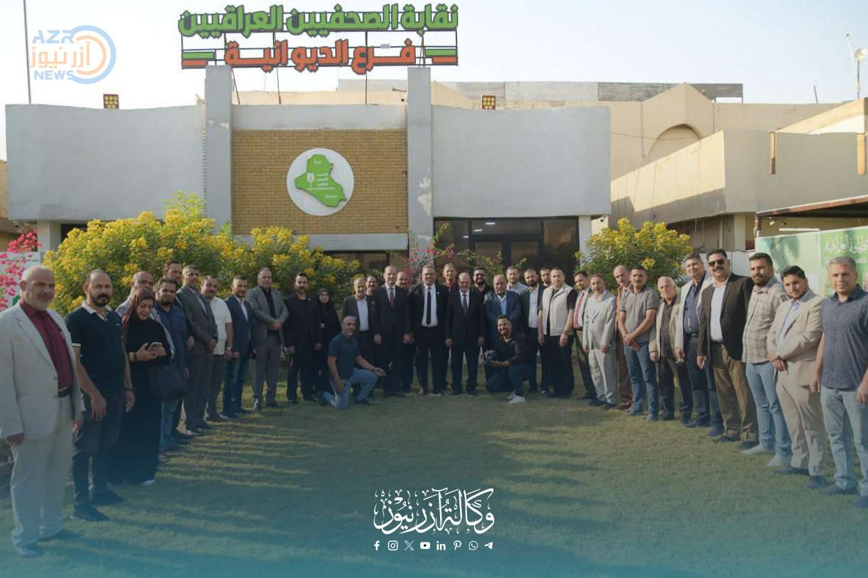 نقيب الصحفيين العراقيين يزور فرع الديوانية ويطلق مشروع قاعة تدريبية للكوادر الإعلامية