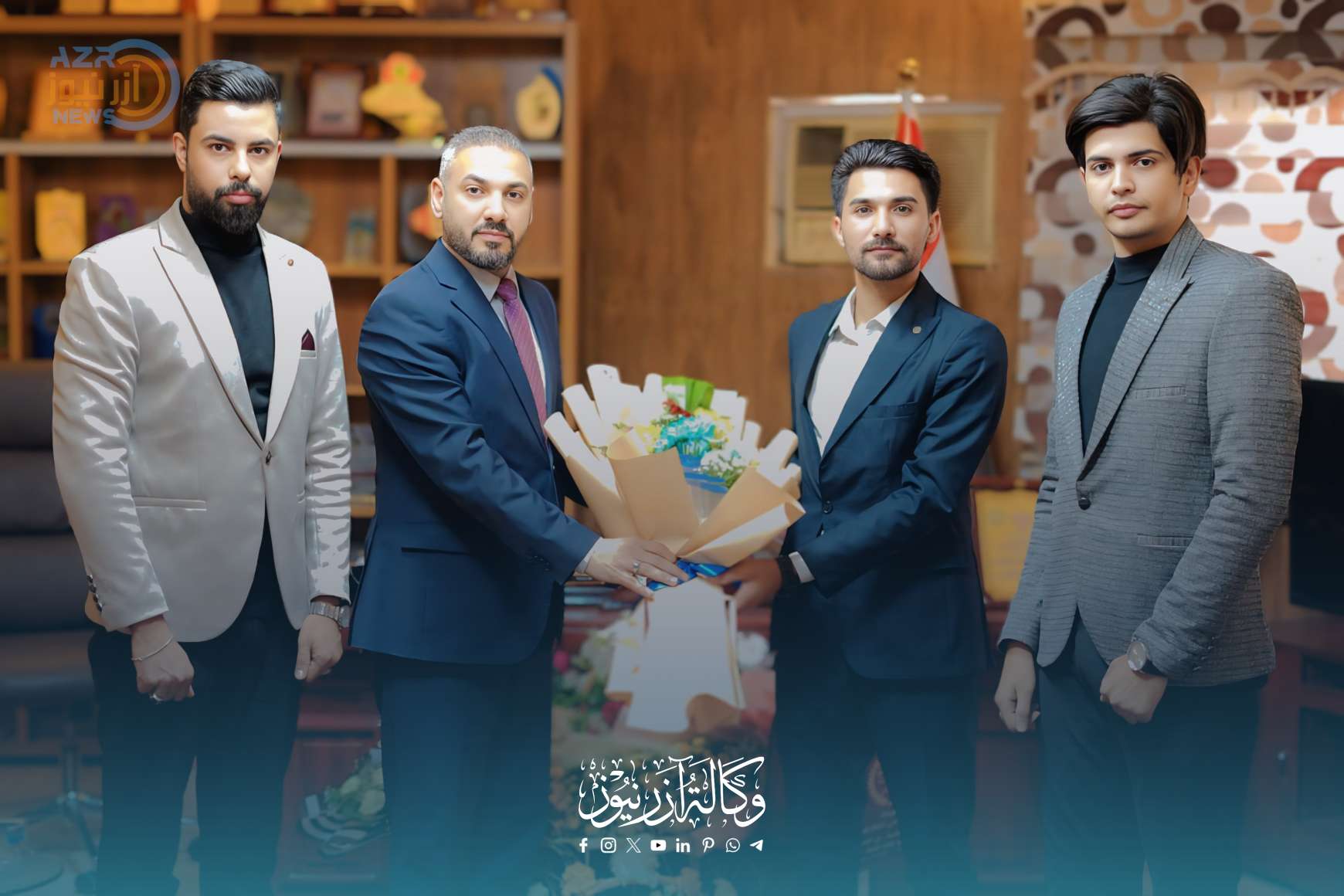 وكالة آزر نيوز الإخبارية تهنّئ مديرية الشباب والرياضة في كربلاء بمديرها الجديد وتؤكد تعزيز التعاون المشترك