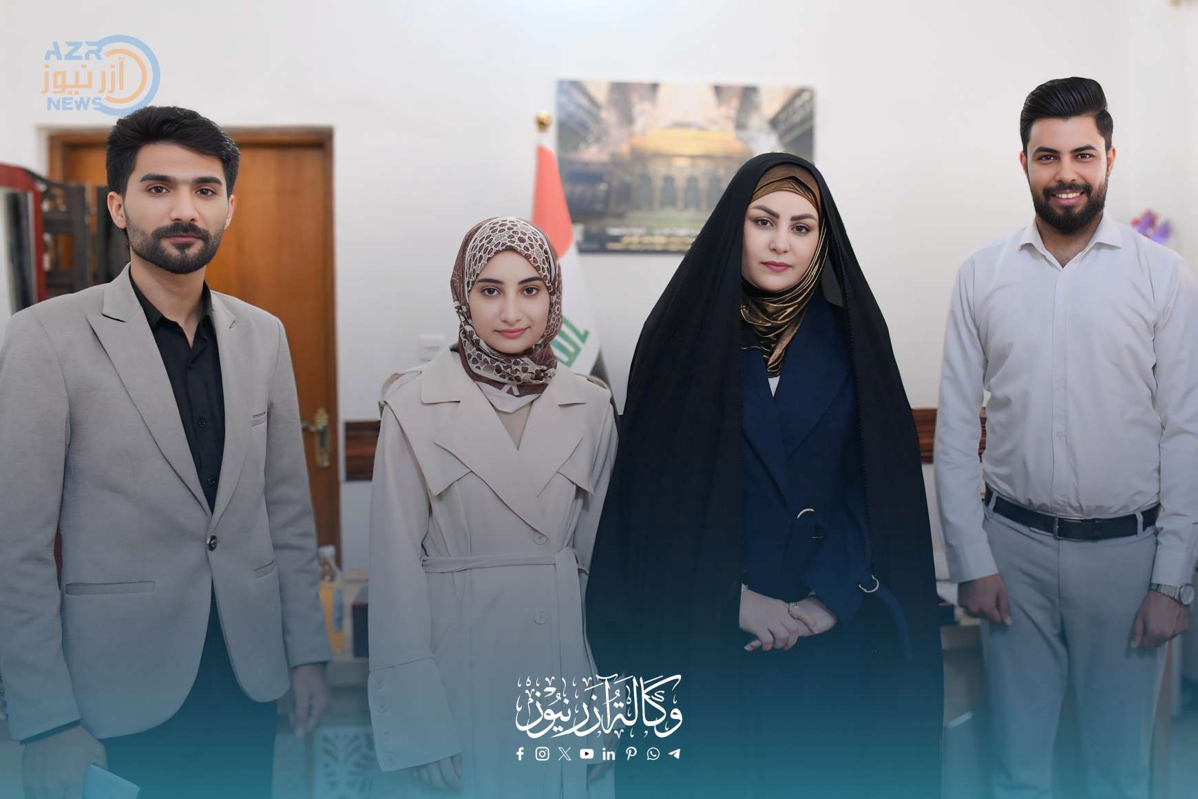 تؤطّر وكالة آزر تنسيق الجهود المجتمعية بزيارة رسمية لمديرية العمل والشؤون الاجتماعية بكربلاء