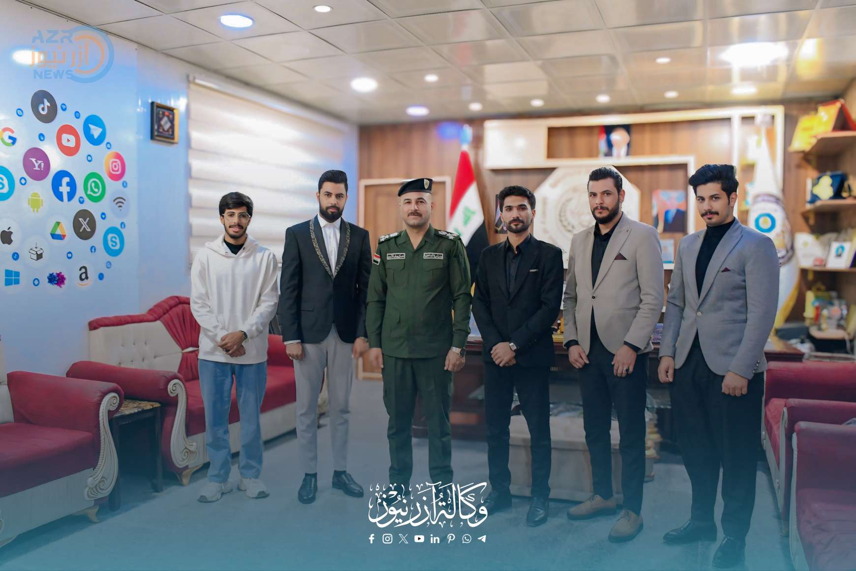 تكريم قيادي أمني في كربلاء تقديرًا لشراكة استراتيجية بين الإعلام والأجهزة الأمنية