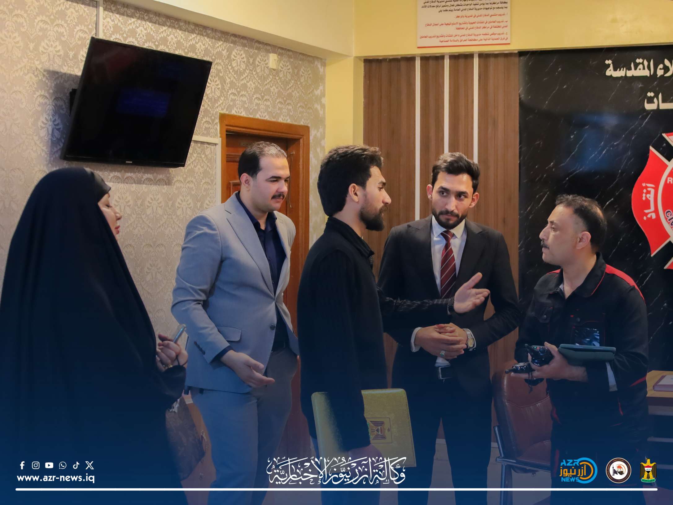 جولة ميدانية تكشف آليات الاستجابة السريعة داخل غرفة عمليات الدفاع المدني.