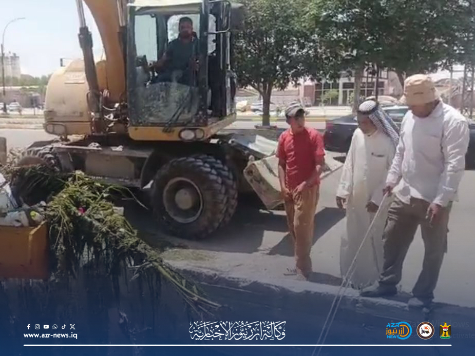 الاتحاد المحلي للجمعيات الفلاحية التعاونية في كربلاء يتابع أعمال تطهير نهر أبو زرع لضمان وصول المياه إلى المزارع والبساتين