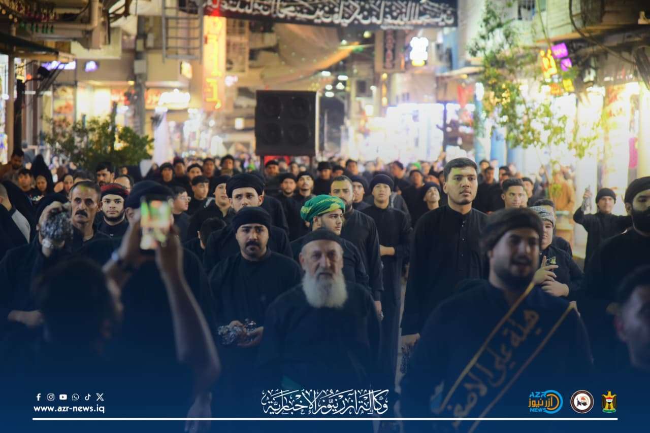 عزاء زنجيل في كربلاء يستحضر سيرة عبد المطلب في ذكرى وفاته